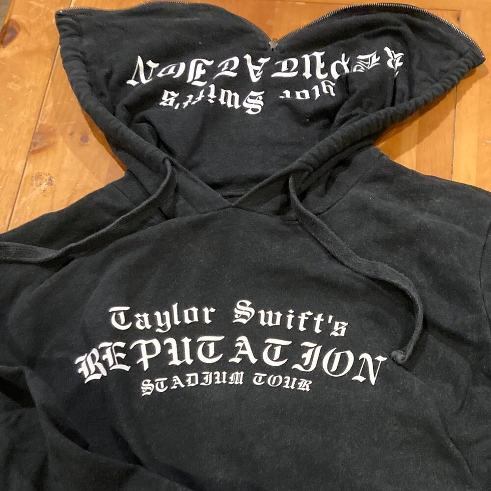 Official Original Taylor Swift Reputation Snake Hoodie VGUC Black Size XL
